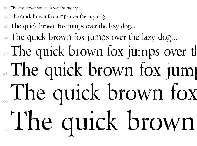 Berylium font waterfall